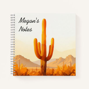 Aquarel cactus notitieboek