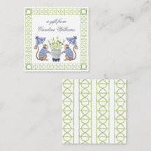 Aquarel Chinoiserie Apen Cadeaubijlage