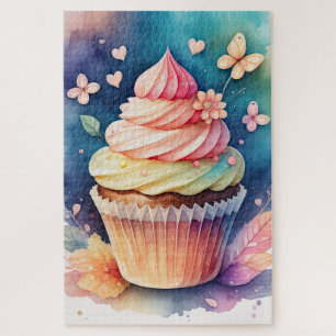 Aquarel Cupcake Legpuzzel