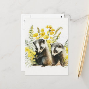 Aquarel Das Briefkaart
