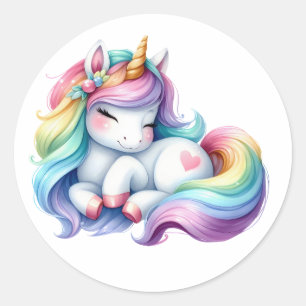 aquarel eenhoorn Stickers