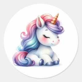  aquarel eenhoorn Stickers