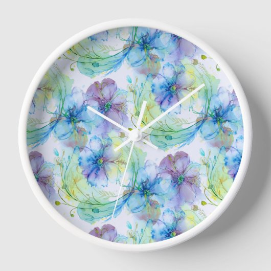 Aquarel florale werveling (Voorkant)