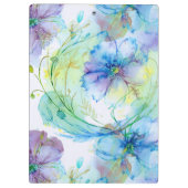 Aquarel florale werveling klembord (Achterkant)