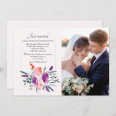 Aquarel Foto Aankondiging (Voorkant / Achterkant)