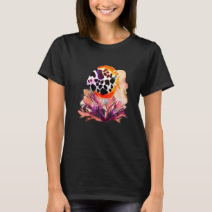 Aquarel Geschilderde Vissen Diepe Oceaanwezens en T-shirt