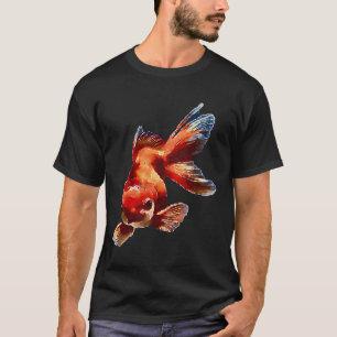 Aquarel Goud Oranda Goudvis Schilderij T-shirt