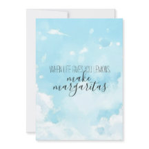 Aquarel Hemel Dankkaart