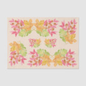 Aquarel Herfstbladeren en Bessen Papier (Voorkant)