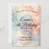 aquarel hond verjaardag kaart (Achterkant)