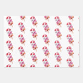 Aquarel ijs inpakpapier (Voorkant)