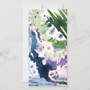 Aquarel kaart zonder tekst