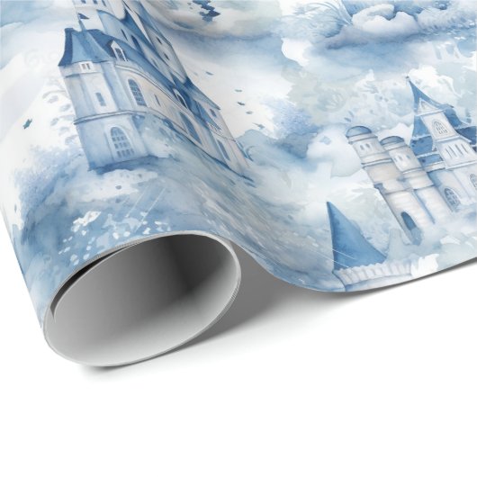 Aquarel kastelen inpakpapier (Rol Hoek)