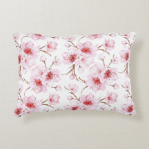 Aquarel Kersenbloesem Roze Wit