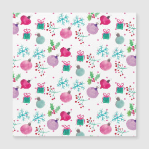 Aquarel Kerst Thema Handgeschilderd Patroon