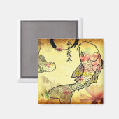 Aquarel Koi Magneet (Voorkant / Achterkant)