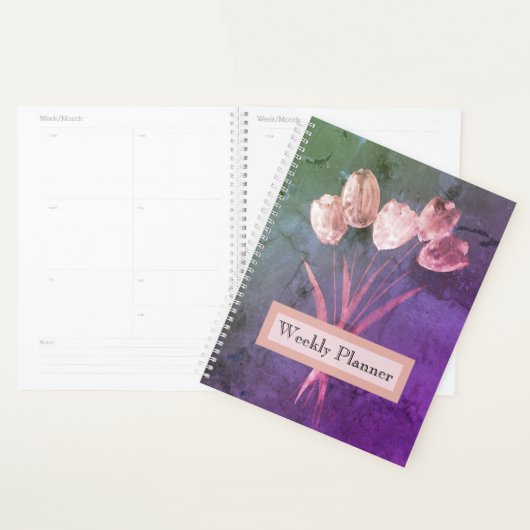 Aquarel Landelijke Tulpen Planner (Display)