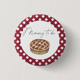 Aquarel lieve schatje - mama in wording ronde button 3,2 cm