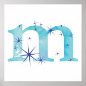 Aquarel M Poster (Voorkant)