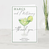 Aquarel Margarita Bedankt Bruidsmeisjesfeest (Voorkant)