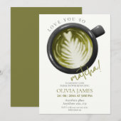 Aquarel Matcha thema vrijgezellenfeest Kaart (Voorkant / Achterkant)