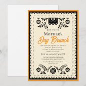 Aquarel Moederdag Brunch Uitnodigingen (Voorkant / Achterkant)