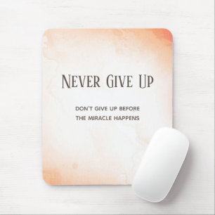 Aquarel Motivatie Quote Muismat