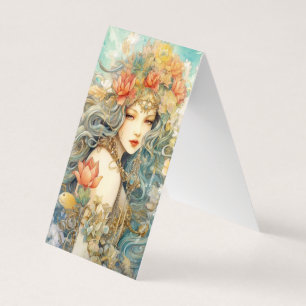 Aquarel Mysterious Maiden Kaart