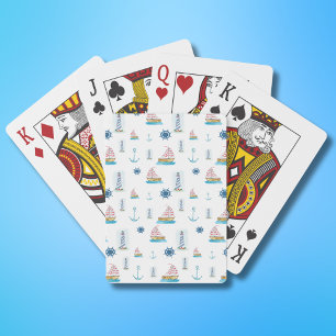 Aquarel Nautilus Thema Pokerkaarten