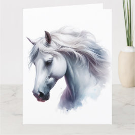 Aquarel Paard Kaart
