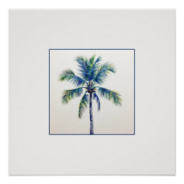 AQUAREL PALMBOOM PERFECT POSTER