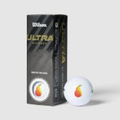 Aquarel Peer Golfballen (Verpakking)