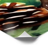 Aquarel Pine marten Poster Perfect Poster (Hoek)