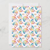 Aquarel Regenboog Persoonlijke Briefpapier Bedankkaart (Achterkant)