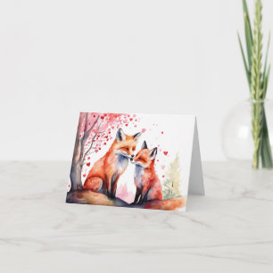 Aquarel Romantisch Kaart