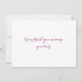 Aquarel Rozen Groenery Schrift Bedankt (Achterkant)