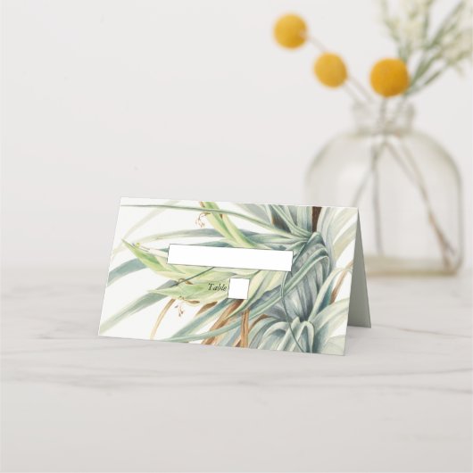 Aquarel Rustieke Neutrale Boho Botanische Trouwdag (Voorkant)