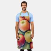 Aquarel Schilderij van Appels Schort (Gedragen)