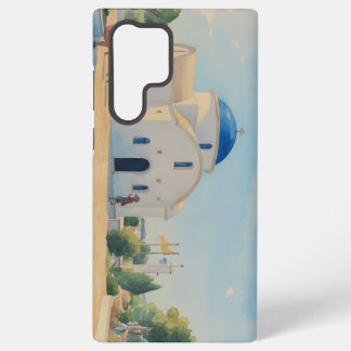 Aquarel schilderstijl afbeelding van Sinterklaas Samsung Galaxy Hoesje