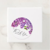 Aquarel Sering Bloemen Baby Shower Bedankt Bedankjes Labels (In situ)