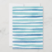 Aquarel surf uitnodiging (Achterkant)