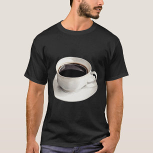 Aquarel tekening van een kopje Americano T-shirt