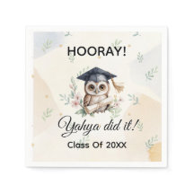 Aquarel Uil Pre-K Kleuterklas Diploma Papier