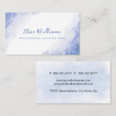 Aquarel visitekaartjes (Voorkant / Achterkant)