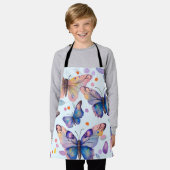 Aquarel Vlinder Patroon Schort (Gedragen)