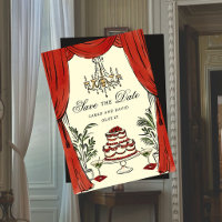 Aquarel Whimsical Glamour Save the Date