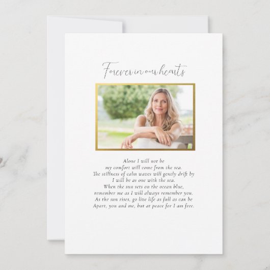 Aquarel Zanderig Strand Flevige Viering van het Le Kaart (Achterkant)