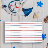 Aquarel Zeemansbabyboek voor babyjongens Informatiekaartje