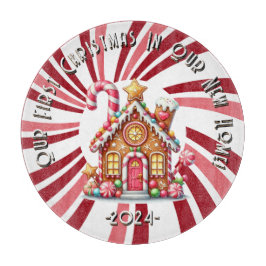 AquarelEerste kerst Nieuwe Huis Snijplank