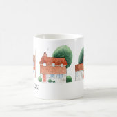 Aquarelhuis Nieuw Thuis Persoonlijk Koffiemok (Center)